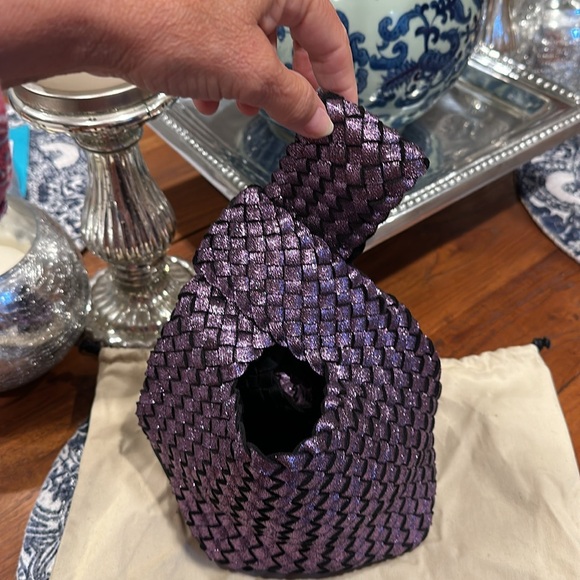 Naghedi Kyoto clutch. Amethyst NWT - Picture 3 of 5